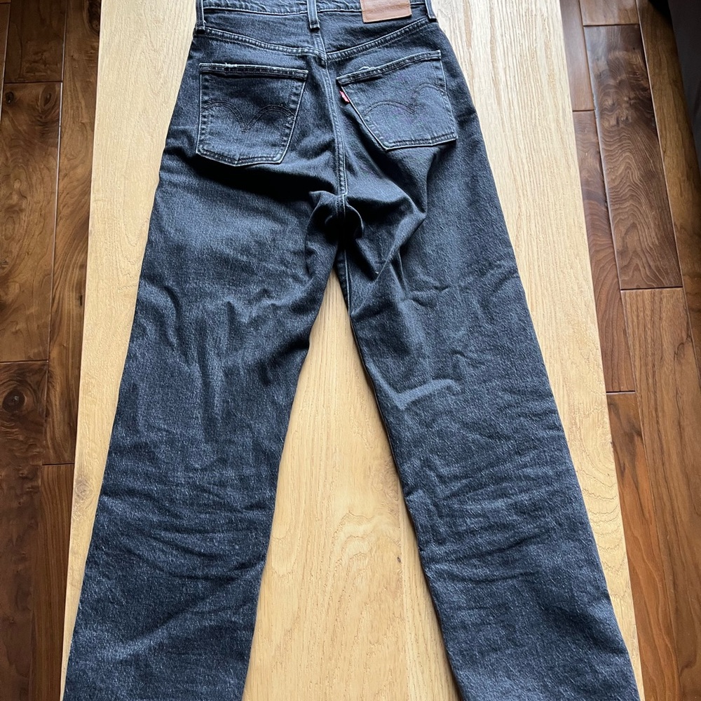 Signature by Levi Strauss High Rise Jeans - Dark Gray